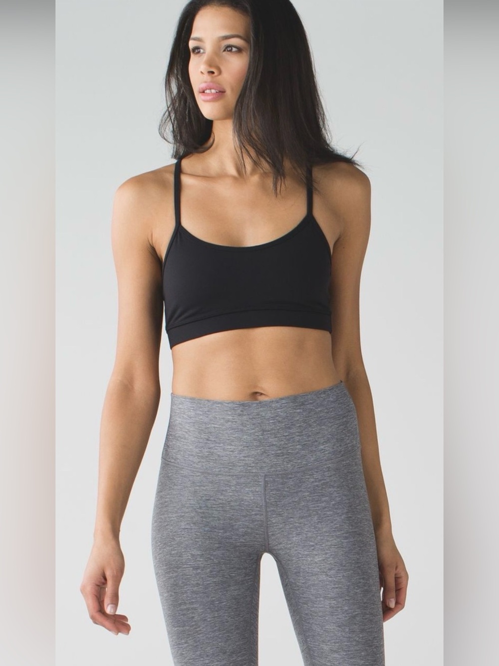 Lululemon Flow Y Bra IV Full-On Luxtreme Black Size 12